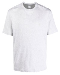 T-shirt à col rond gris Eleventy
