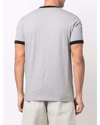 T-shirt à col rond gris Fred Perry