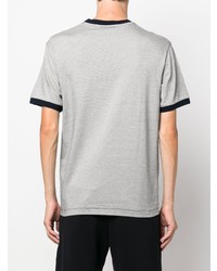 T-shirt à col rond gris Emporio Armani