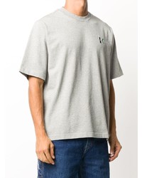 T-shirt à col rond gris Kenzo