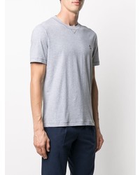 T-shirt à col rond gris Brunello Cucinelli