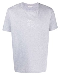 T-shirt à col rond gris Etro