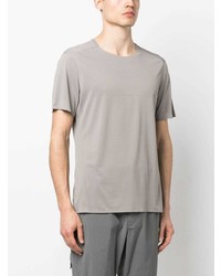 T-shirt à col rond gris Lululemon