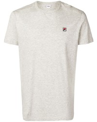 T-shirt à col rond gris Fila