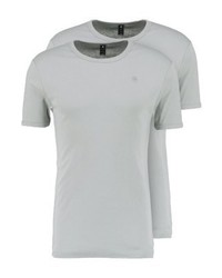 T-shirt à col rond gris