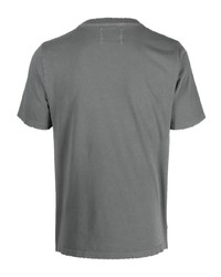 T-shirt à col rond gris AUTRY