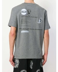 T-shirt à col rond gris McQ Alexander McQueen