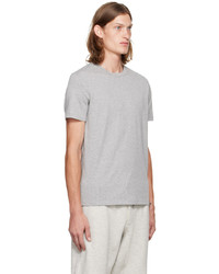 T-shirt à col rond gris Tom Ford