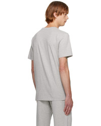 T-shirt à col rond gris Norse Projects