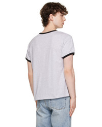 T-shirt à col rond gris Second/Layer