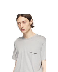 T-shirt à col rond gris Comme Des Garcons SHIRT