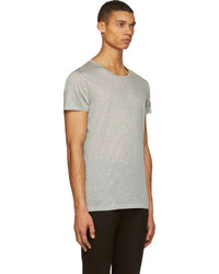 T-shirt à col rond gris Acne Studios