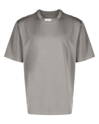 T-shirt à col rond gris Heron Preston