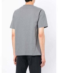 T-shirt à col rond gris Norse Projects