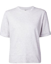 T-shirt à col rond gris Hope