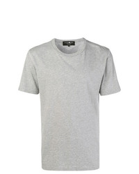 T-shirt à col rond gris Hydrogen