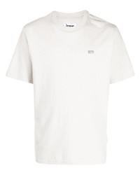 T-shirt à col rond gris Izzue