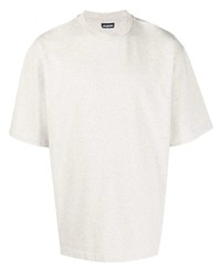 T-shirt à col rond gris Jacquemus