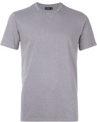 T-shirt à col rond gris Jil Sander