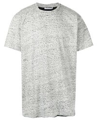 T-shirt à col rond gris John Elliott