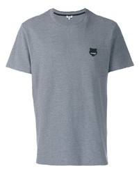 T-shirt à col rond gris Kenzo