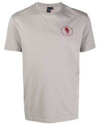 T-shirt à col rond gris Klättermusen