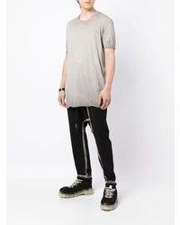 T-shirt à col rond gris Boris Bidjan Saberi