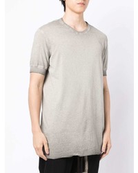 T-shirt à col rond gris Boris Bidjan Saberi