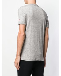 T-shirt à col rond gris DSQUARED2