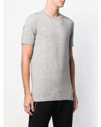 T-shirt à col rond gris DSQUARED2