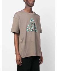 T-shirt à col rond gris Nike
