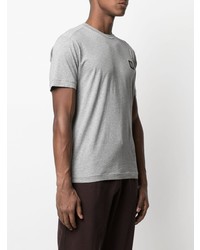 T-shirt à col rond gris Stone Island