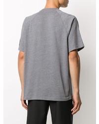 T-shirt à col rond gris Acne Studios