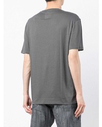 T-shirt à col rond gris Armani Exchange