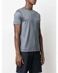 T-shirt à col rond gris Emporio Armani