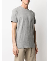 T-shirt à col rond gris Off-White