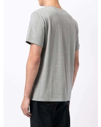 T-shirt à col rond gris A.P.C.