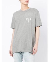 T-shirt à col rond gris RtA