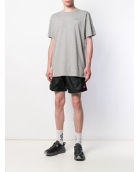 T-shirt à col rond gris Off-White