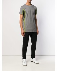 T-shirt à col rond gris Philipp Plein