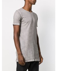 T-shirt à col rond gris Unconditional
