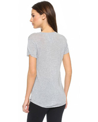 T-shirt à col rond gris Zoe Karssen