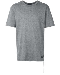 T-shirt à col rond gris Mastermind Japan