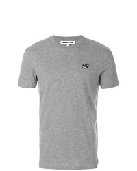 T-shirt à col rond gris McQ Alexander McQueen