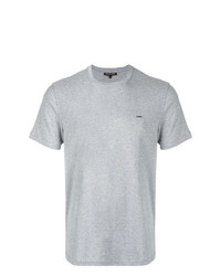 T-shirt à col rond gris Michael Kors Collection