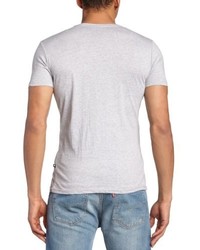 T-shirt à col rond gris Minimum