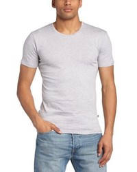 T-shirt à col rond gris Minimum