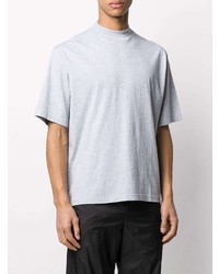 T-shirt à col rond gris Acne Studios