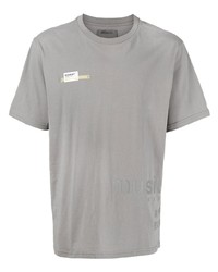 T-shirt à col rond gris Musium Div.