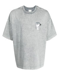 T-shirt à col rond gris Musium Div.